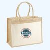 Cotton Pocket Jute Shopper Thumbnail