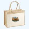 Cotton Pocket Jute Shopper Thumbnail
