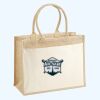 Cotton Pocket Jute Shopper Thumbnail
