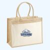 Cotton Pocket Jute Shopper Thumbnail