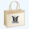 Cotton Pocket Jute Shopper Thumbnail