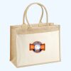 Cotton Pocket Jute Shopper Thumbnail