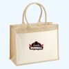 Cotton Pocket Jute Shopper Thumbnail