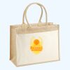 Cotton Pocket Jute Shopper Thumbnail