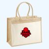 Cotton Pocket Jute Shopper Thumbnail