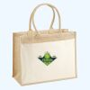 Cotton Pocket Jute Shopper Thumbnail