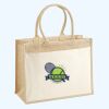 Cotton Pocket Jute Shopper Thumbnail