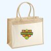 Cotton Pocket Jute Shopper Thumbnail