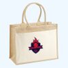 Cotton Pocket Jute Shopper Thumbnail