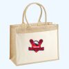 Cotton Pocket Jute Shopper Thumbnail