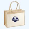 Cotton Pocket Jute Shopper Thumbnail