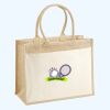 Cotton Pocket Jute Shopper Thumbnail