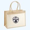 Cotton Pocket Jute Shopper Thumbnail