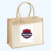 Cotton Pocket Jute Shopper Thumbnail