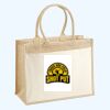 Cotton Pocket Jute Shopper Thumbnail