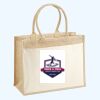Cotton Pocket Jute Shopper Thumbnail