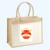 Cotton Pocket Jute Shopper Thumbnail