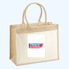 Cotton Pocket Jute Shopper Thumbnail