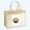 Cotton Pocket Jute Shopper Thumbnail