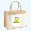 Cotton Pocket Jute Shopper Thumbnail