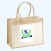 Cotton Pocket Jute Shopper Thumbnail