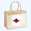 Cotton Pocket Jute Shopper Thumbnail