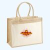 Cotton Pocket Jute Shopper Thumbnail