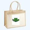Cotton Pocket Jute Shopper Thumbnail