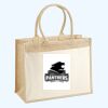 Cotton Pocket Jute Shopper Thumbnail