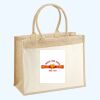 Cotton Pocket Jute Shopper Thumbnail