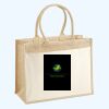Cotton Pocket Jute Shopper Thumbnail