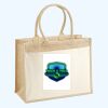 Cotton Pocket Jute Shopper Thumbnail
