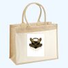 Cotton Pocket Jute Shopper Thumbnail