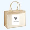 Cotton Pocket Jute Shopper Thumbnail