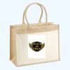 Cotton Pocket Jute Shopper Thumbnail