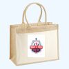 Cotton Pocket Jute Shopper Thumbnail