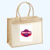Cotton Pocket Jute Shopper Thumbnail