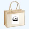 Cotton Pocket Jute Shopper Thumbnail