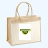 Cotton Pocket Jute Shopper Thumbnail