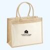 Cotton Pocket Jute Shopper Thumbnail