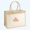 Cotton Pocket Jute Shopper Thumbnail
