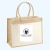 Cotton Pocket Jute Shopper Thumbnail