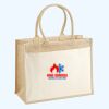 Cotton Pocket Jute Shopper Thumbnail