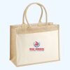 Cotton Pocket Jute Shopper Thumbnail
