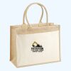 Cotton Pocket Jute Shopper Thumbnail