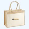Cotton Pocket Jute Shopper Thumbnail