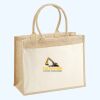 Cotton Pocket Jute Shopper Thumbnail