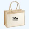 Cotton Pocket Jute Shopper Thumbnail