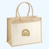 Cotton Pocket Jute Shopper Thumbnail