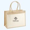 Cotton Pocket Jute Shopper Thumbnail